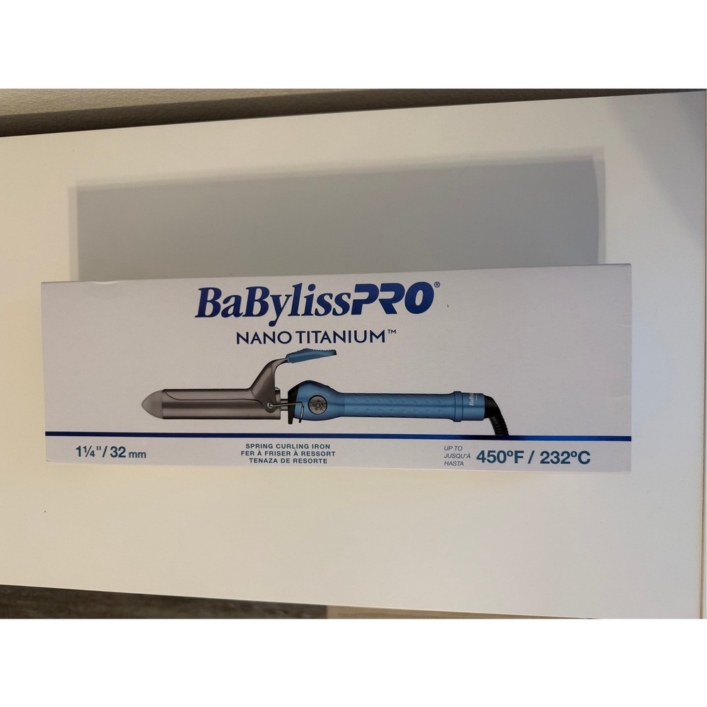 BabylissPRO Nano Titanium 1 1/4" Curling Iron